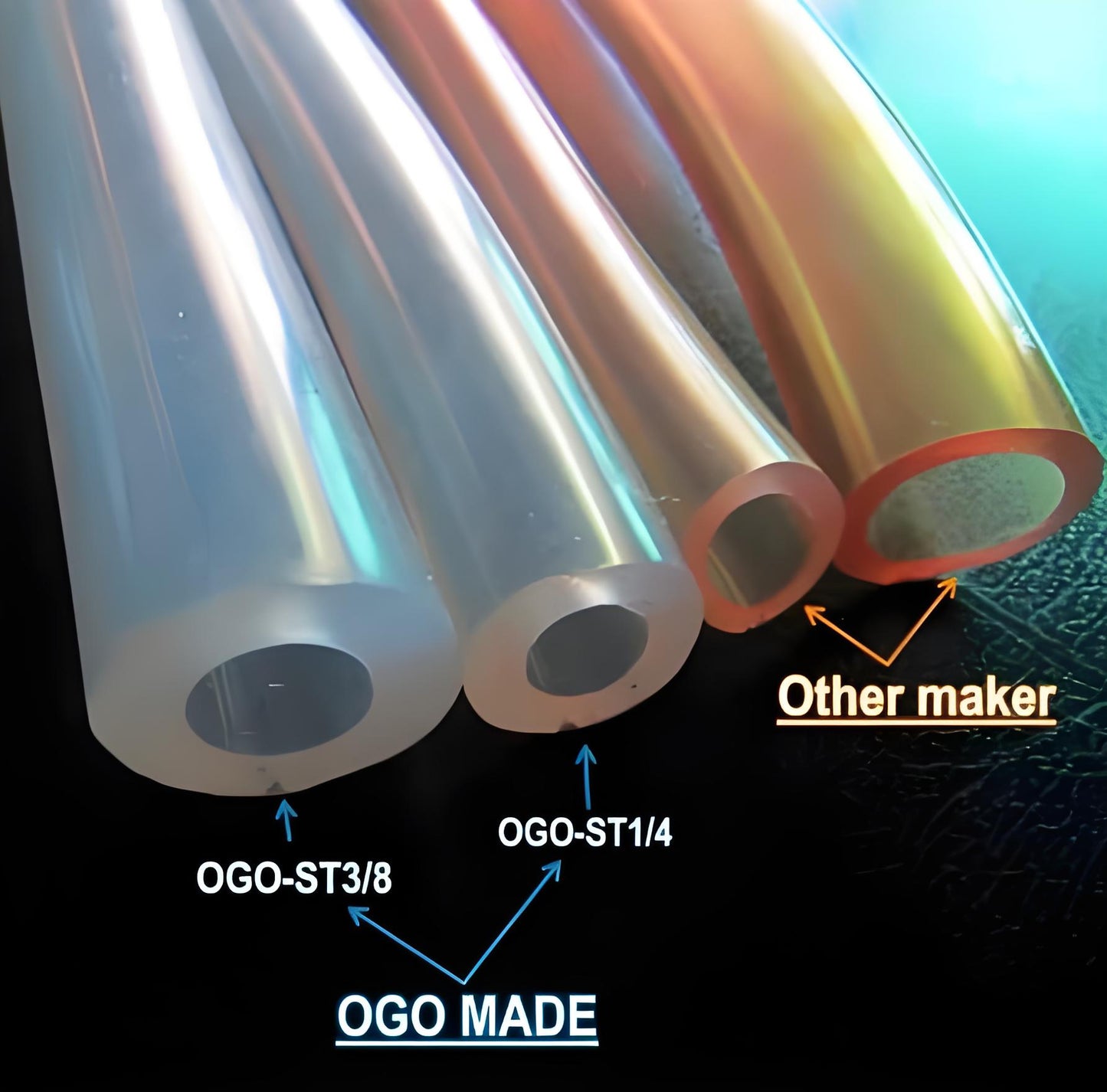 ID 1/4" OGO HHO Thick Silicone Pipe/Tube