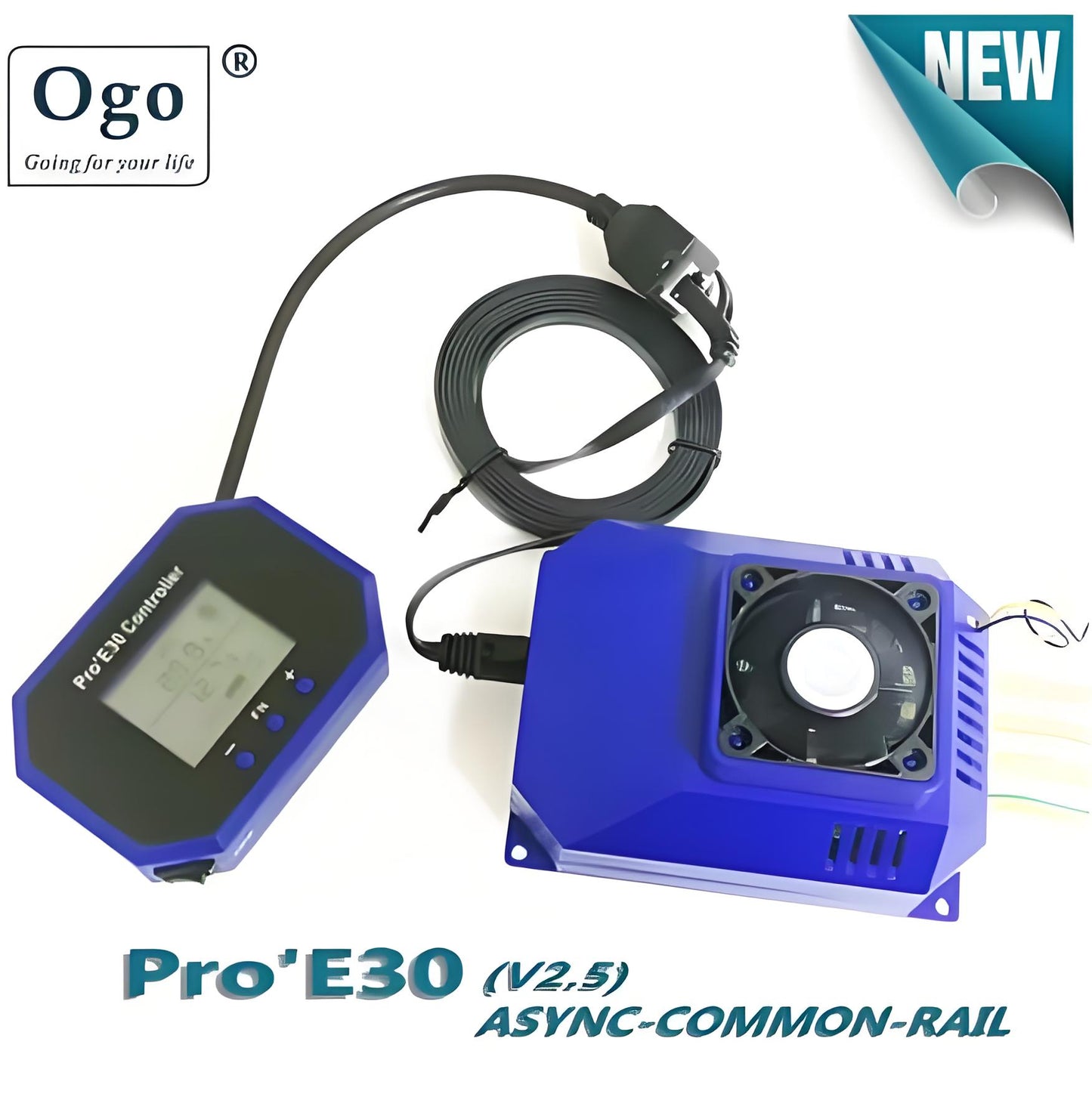 OGO PRO'E30 INTELLIGENT LCD PWM dynamic working with Engine HHO saving fuels