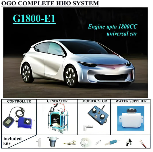 OGO Complete HHO system G1800-E1 Smart PWM MAP/MAF UPTO 1800CC