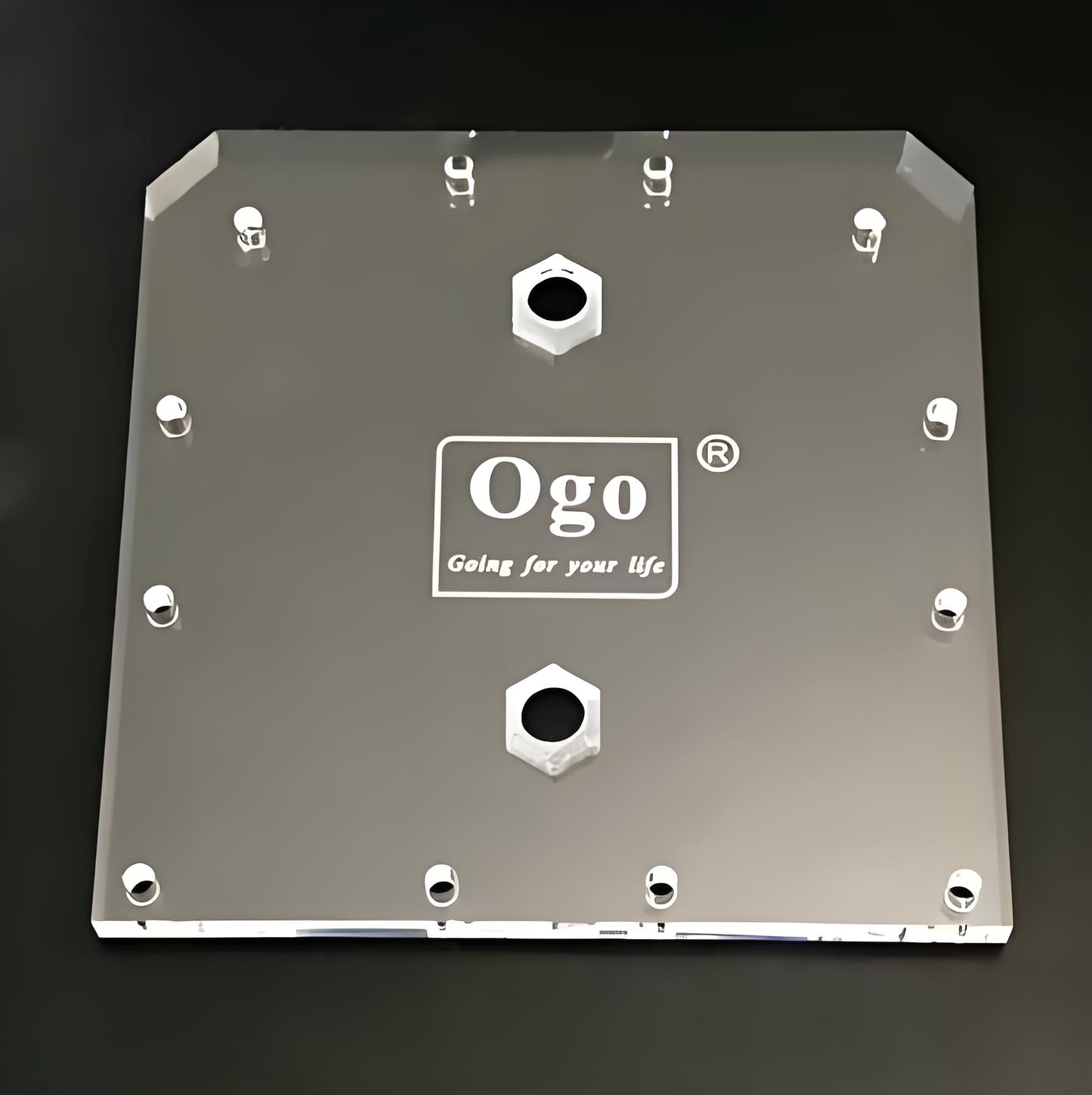 1 Pair OGO-DC666 series HHO Gas Generator Endplate set Acrylic Parts