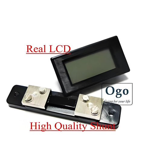 LCD Display OGO AMP Meter with Shunt 100A (OGO-AM100)