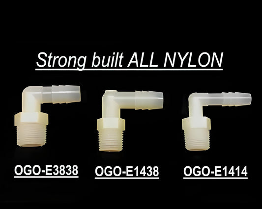 Best Grade of Nylon HHO Fittings Elbow OGO-E1438