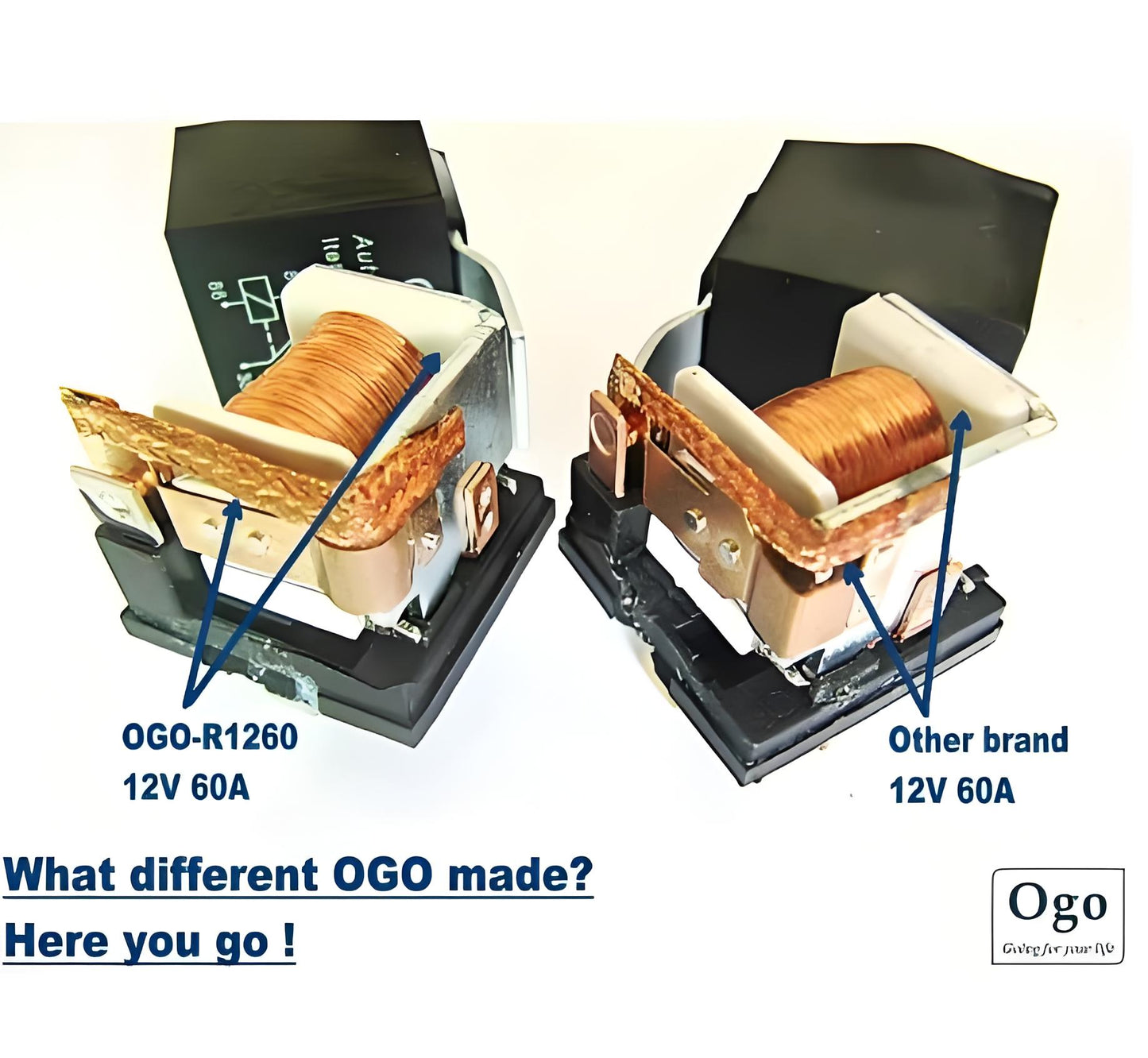 OGO Branded Automotive Relay 24V 60A