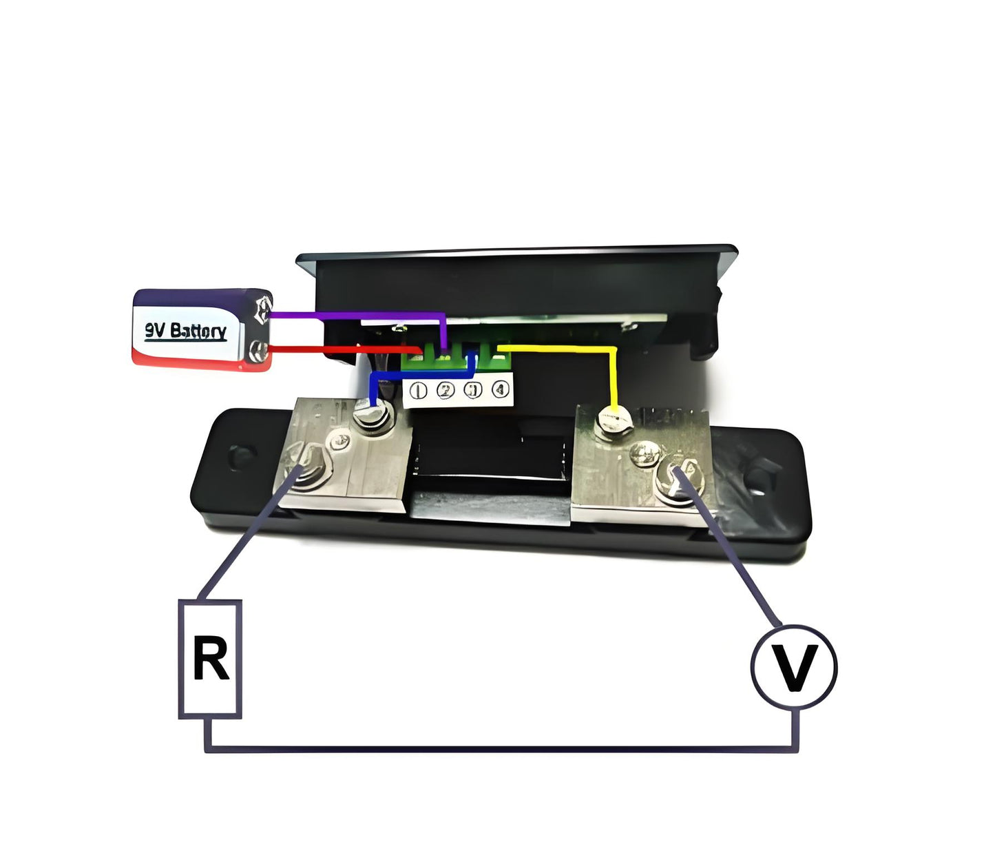 LCD Display OGO AMP Meter with Shunt 50A (OGO-AM50)