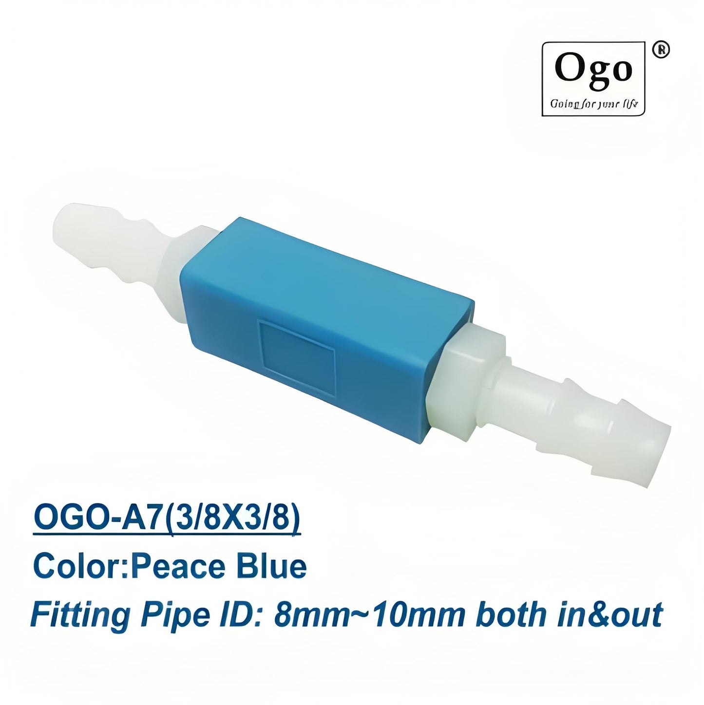 OGO PROFESSIONAL HHO ARRESTOR 3/8X3/8 Peace Blue