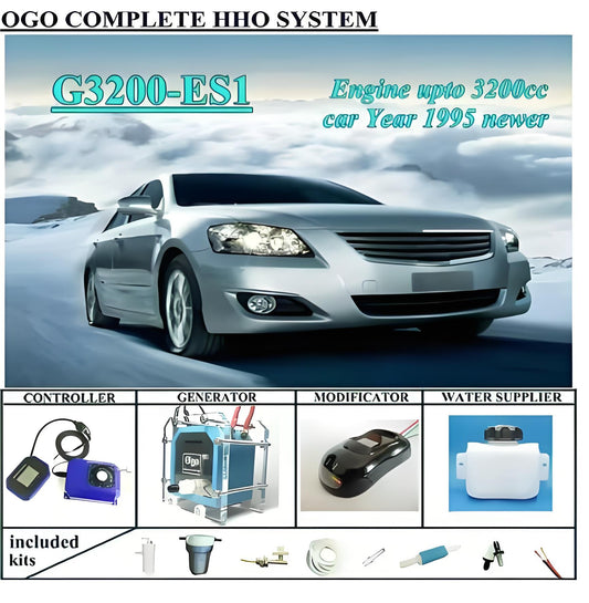 OGO Complete HHO system G3200-ES1 Smart PWM CHIP UPTO 3200CC