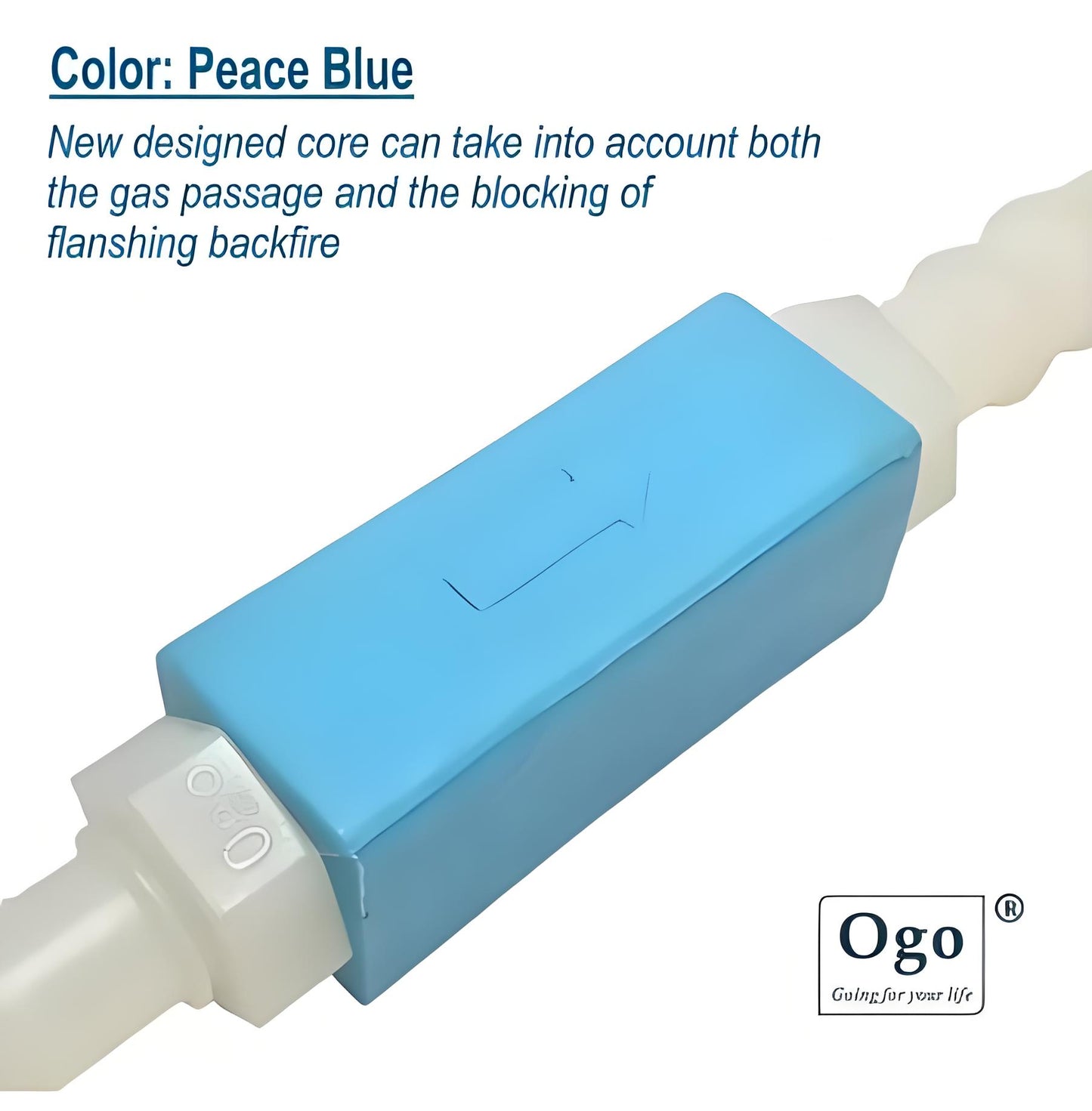 OGO PROFESSIONAL HHO ARRESTOR 1/4X3/8 Peace Blue