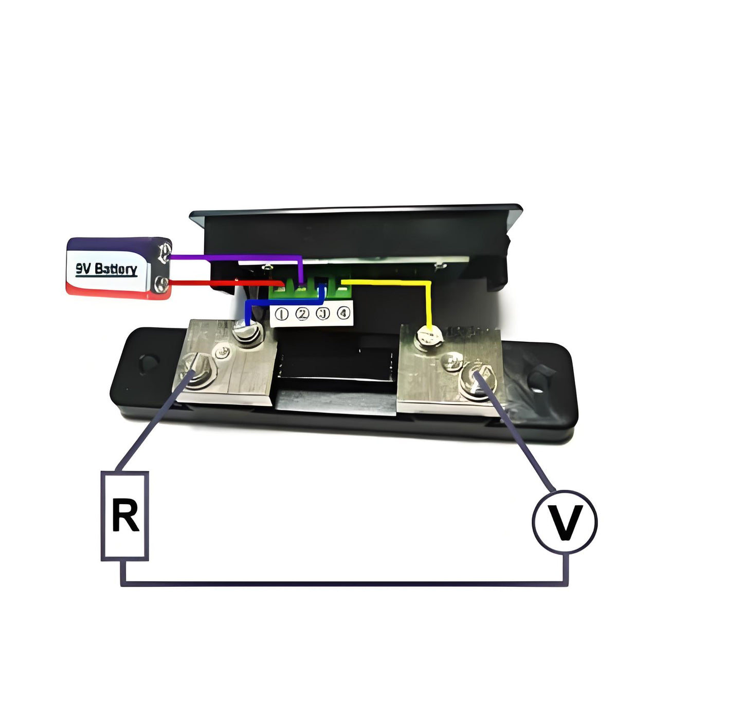 LCD Display OGO AMP Meter with Shunt 100A (OGO-AM100)