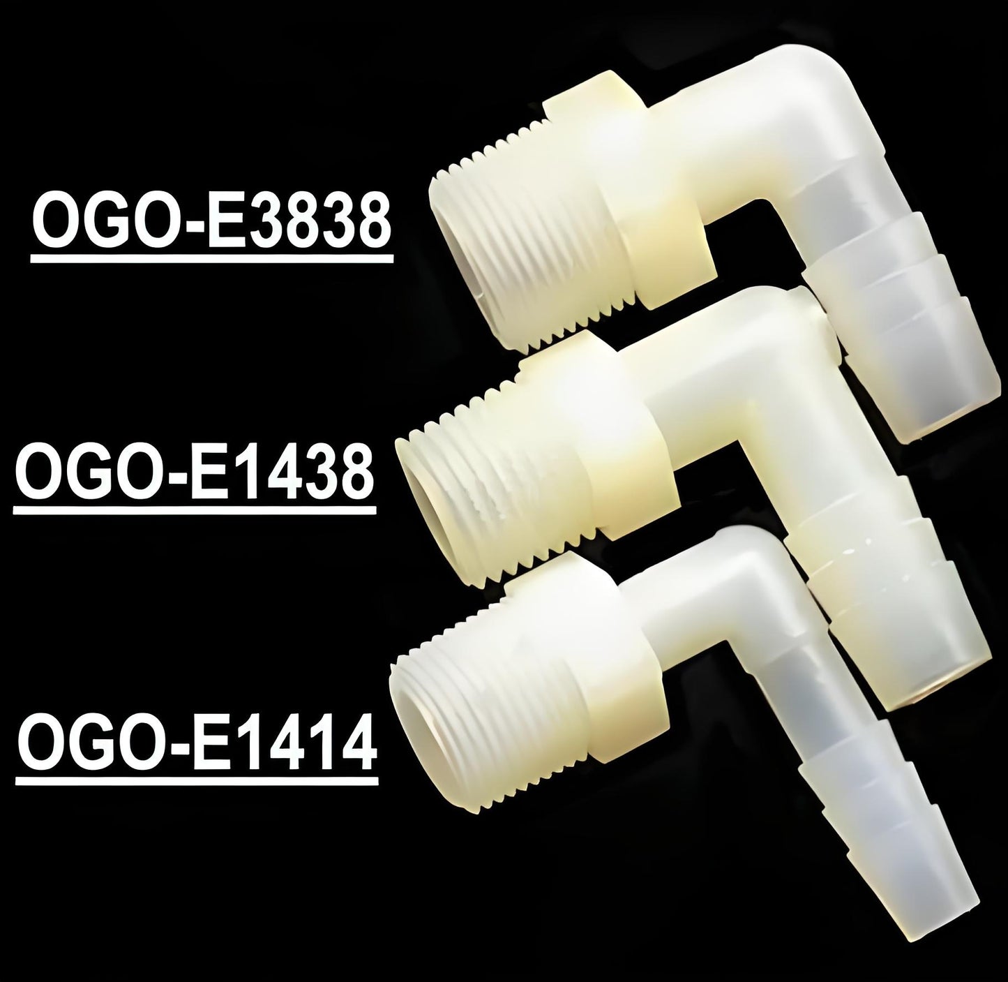 Best Grade of Nylon HHO Fittings Elbow OGO-E1438